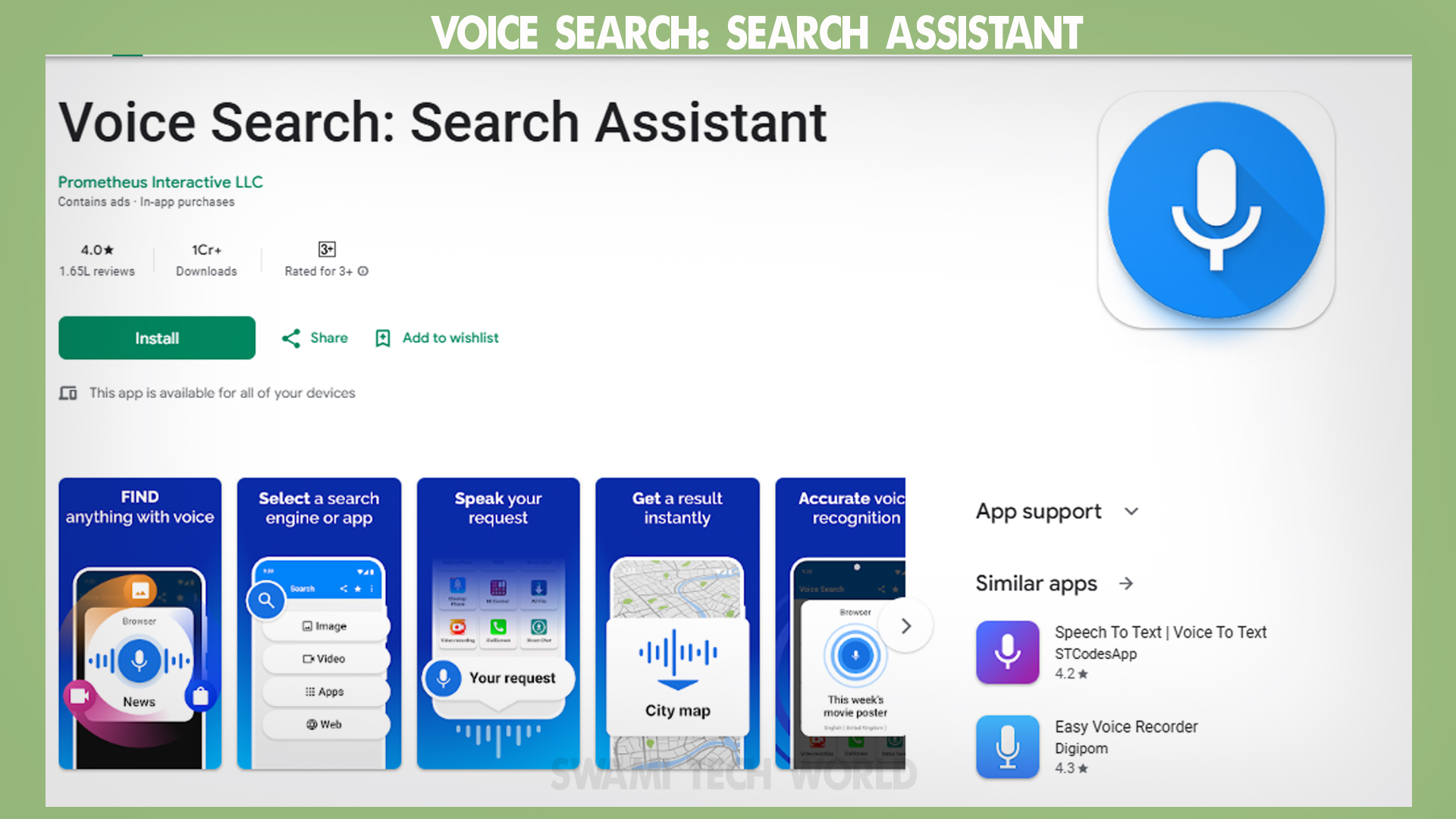 Voice Search: Search Assistant