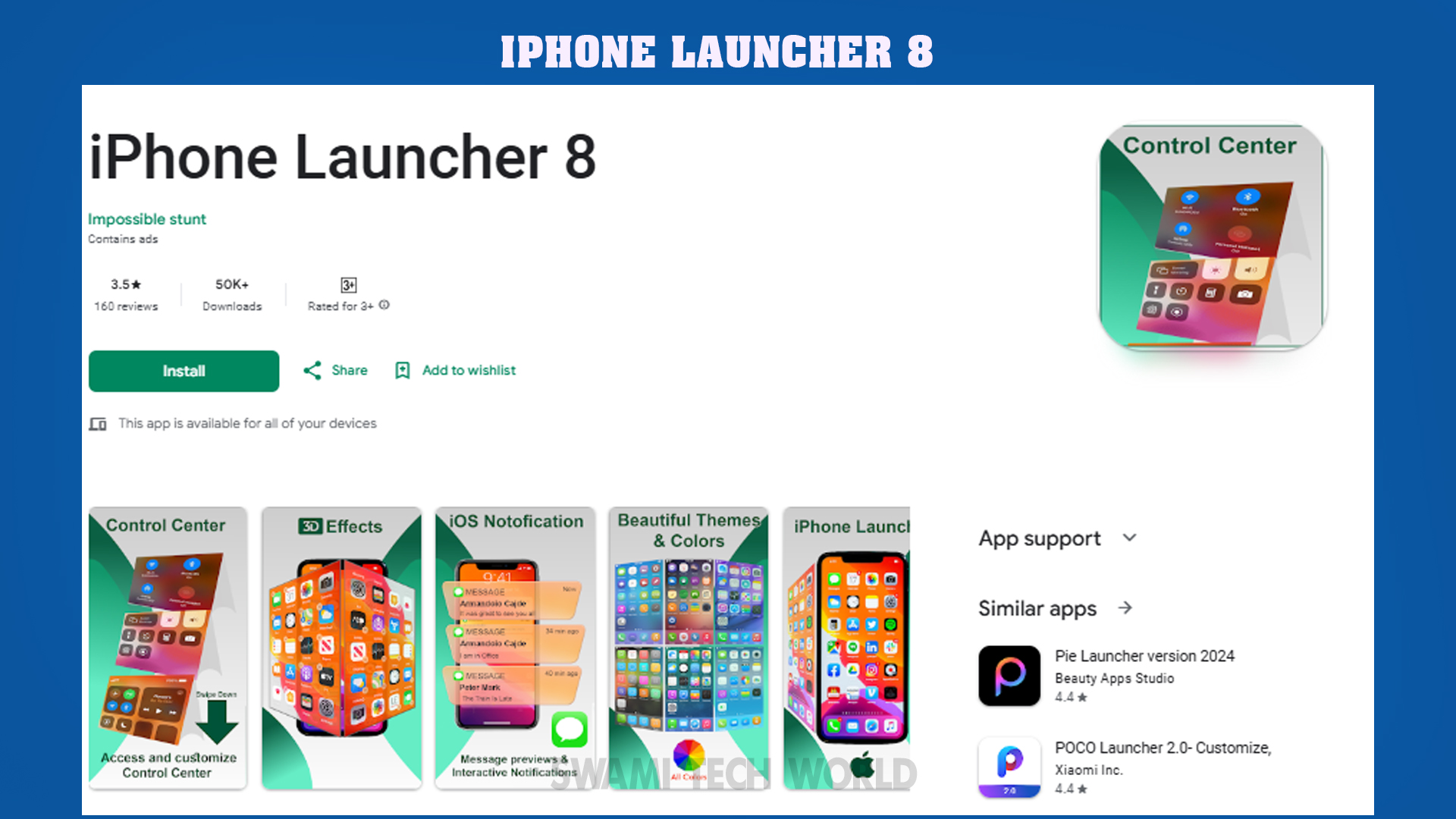 iPhone Launcher 8 