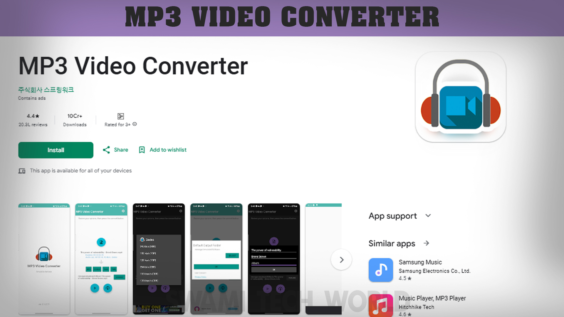 MP3 Video Converter