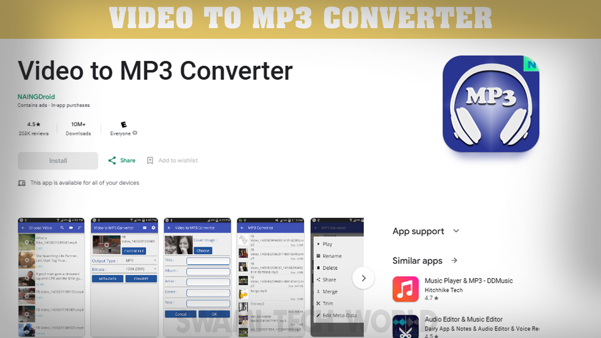 Video to MP3 Converter