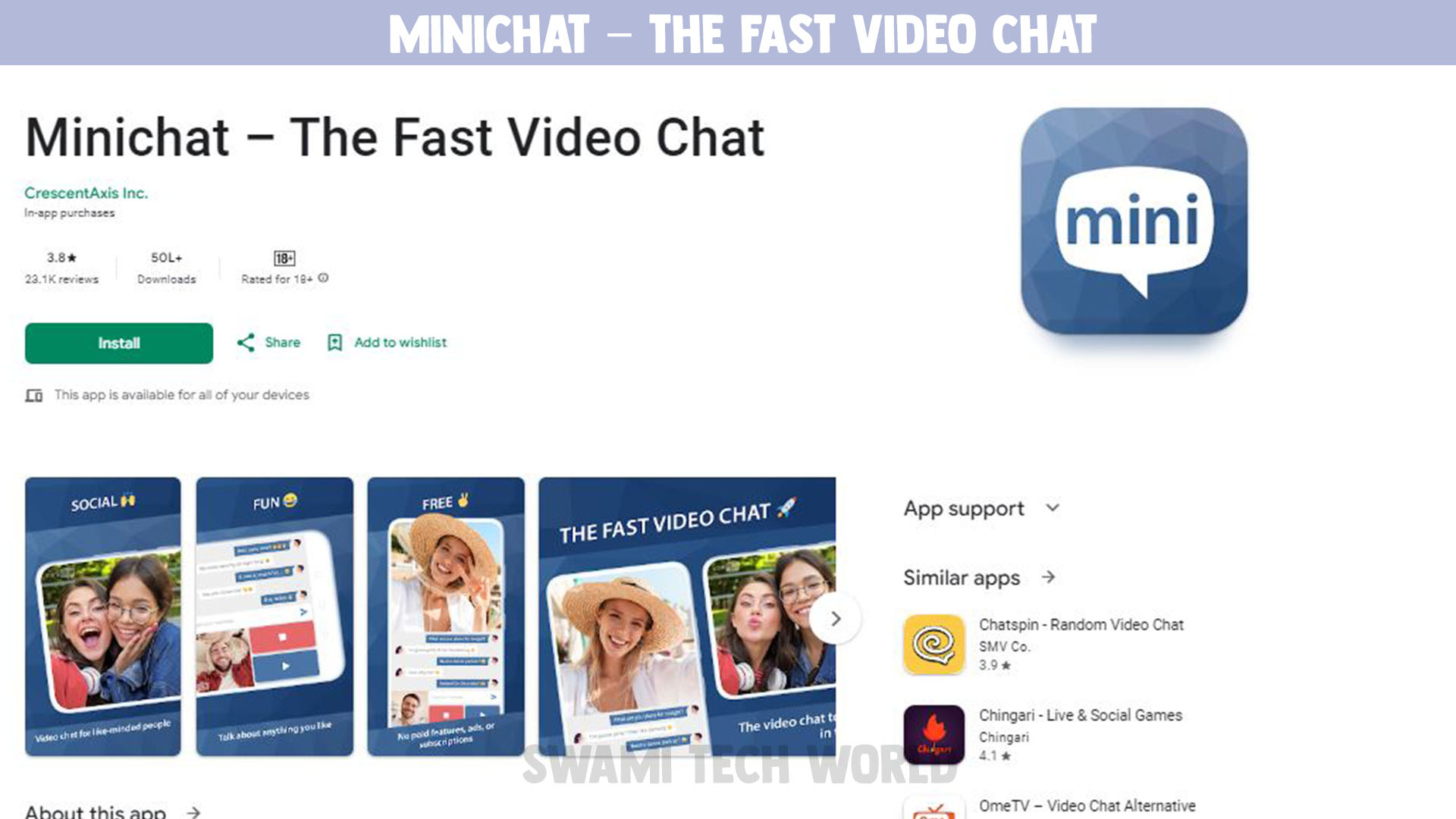 Minichat – The Fast Video Chat