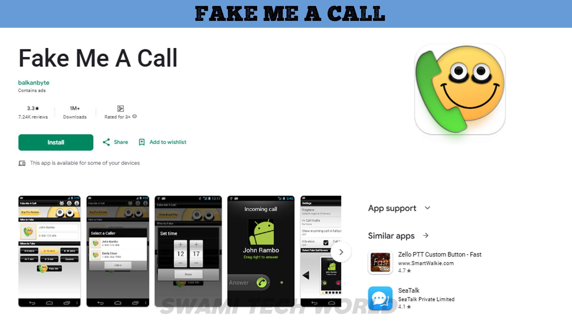 Fake Me A Call