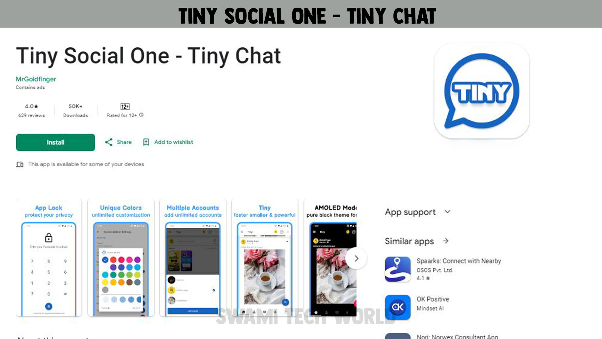 Tiny Social One - Tiny Chat