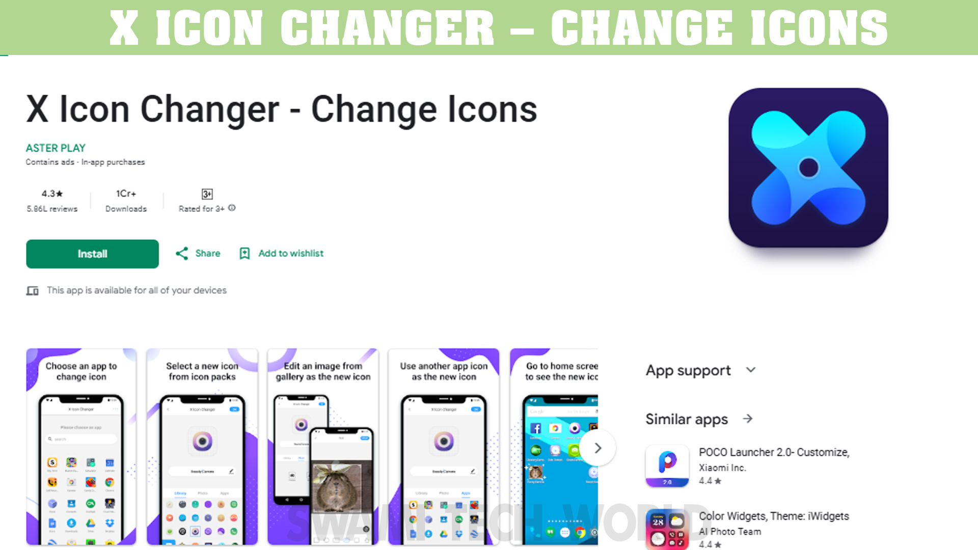 X Icon Changer - Change Icons