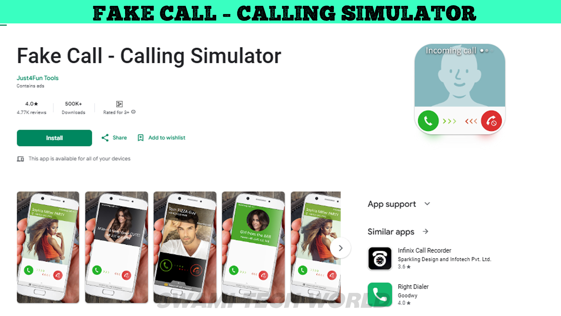 Fake Call - Calling Simulator