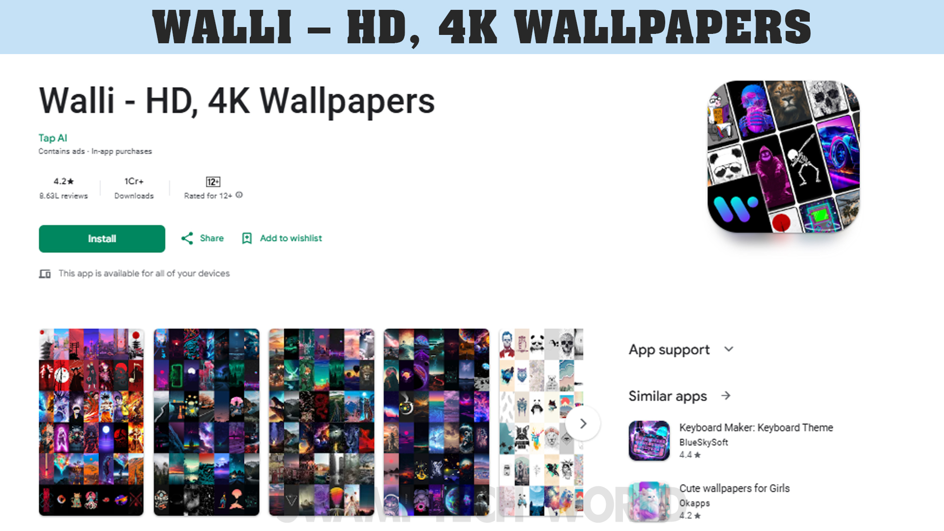 Walli - HD, 4K Wallpapers