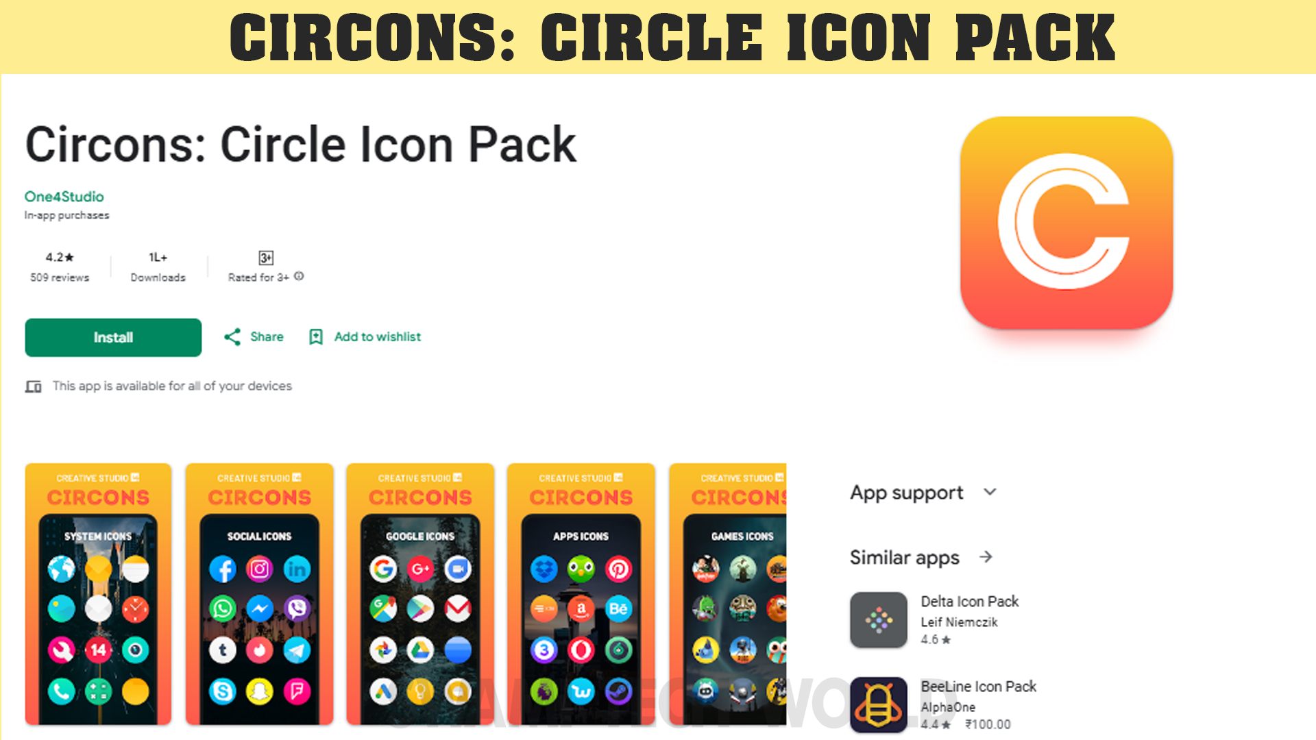 Circons: Circle Icon Pack