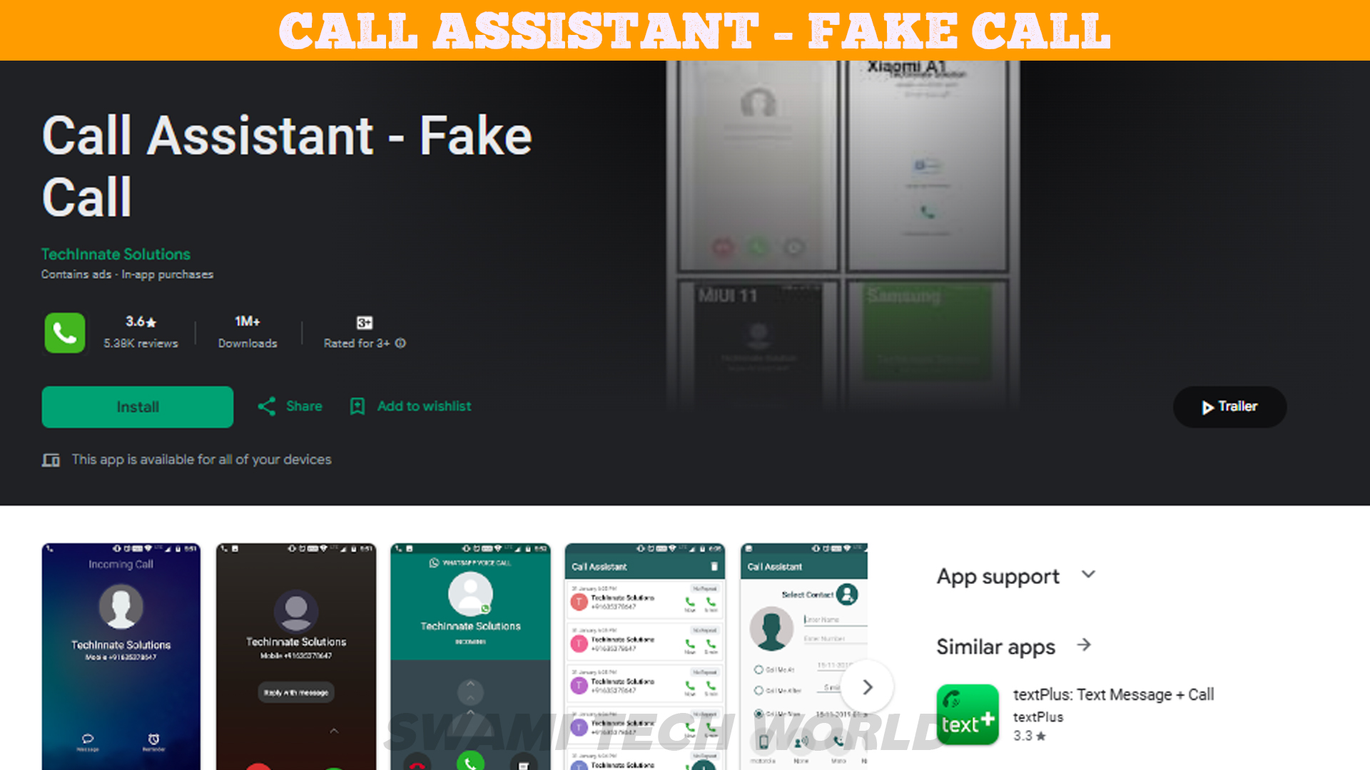 Call Assistant - Fake Call