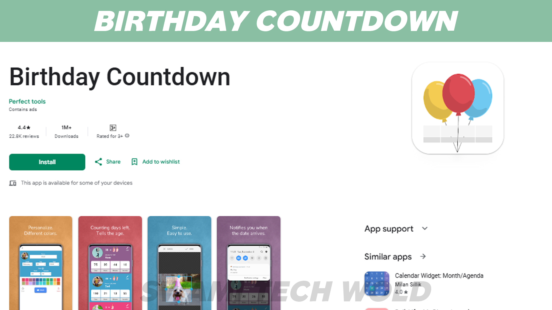 Birthday Countdown