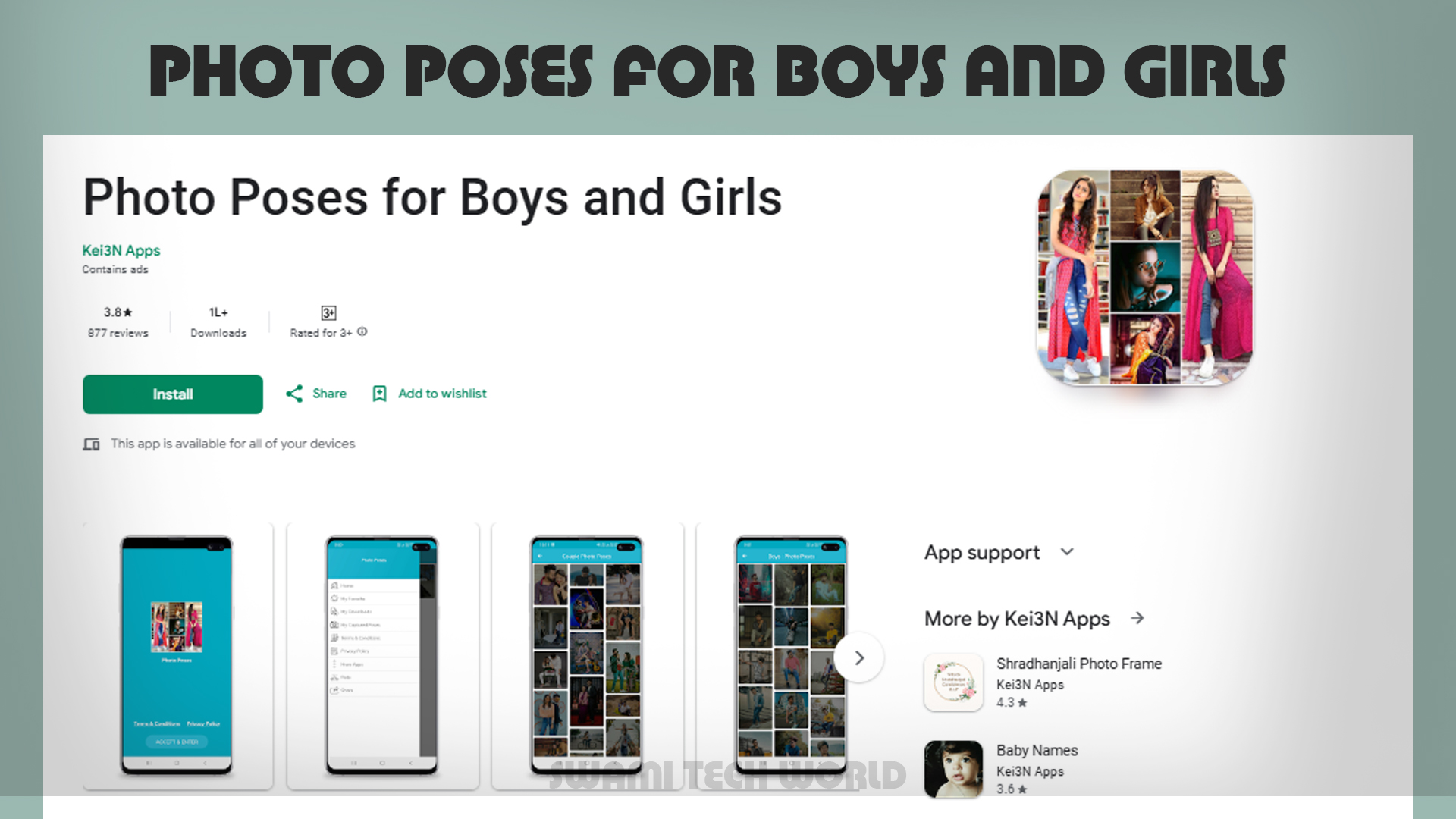 Photo Poses for Boys and Girls