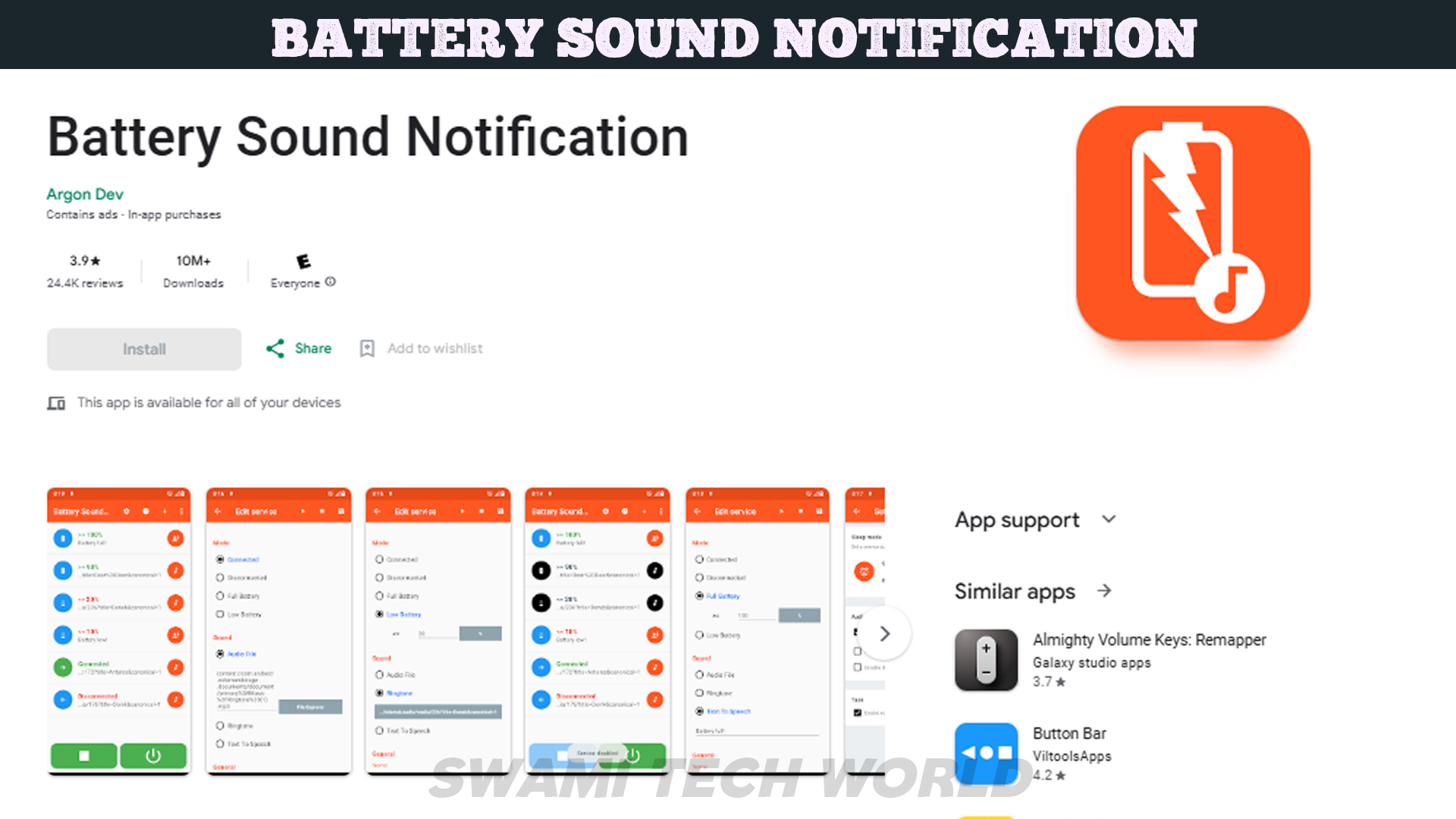 Best Battery Sound Notifications