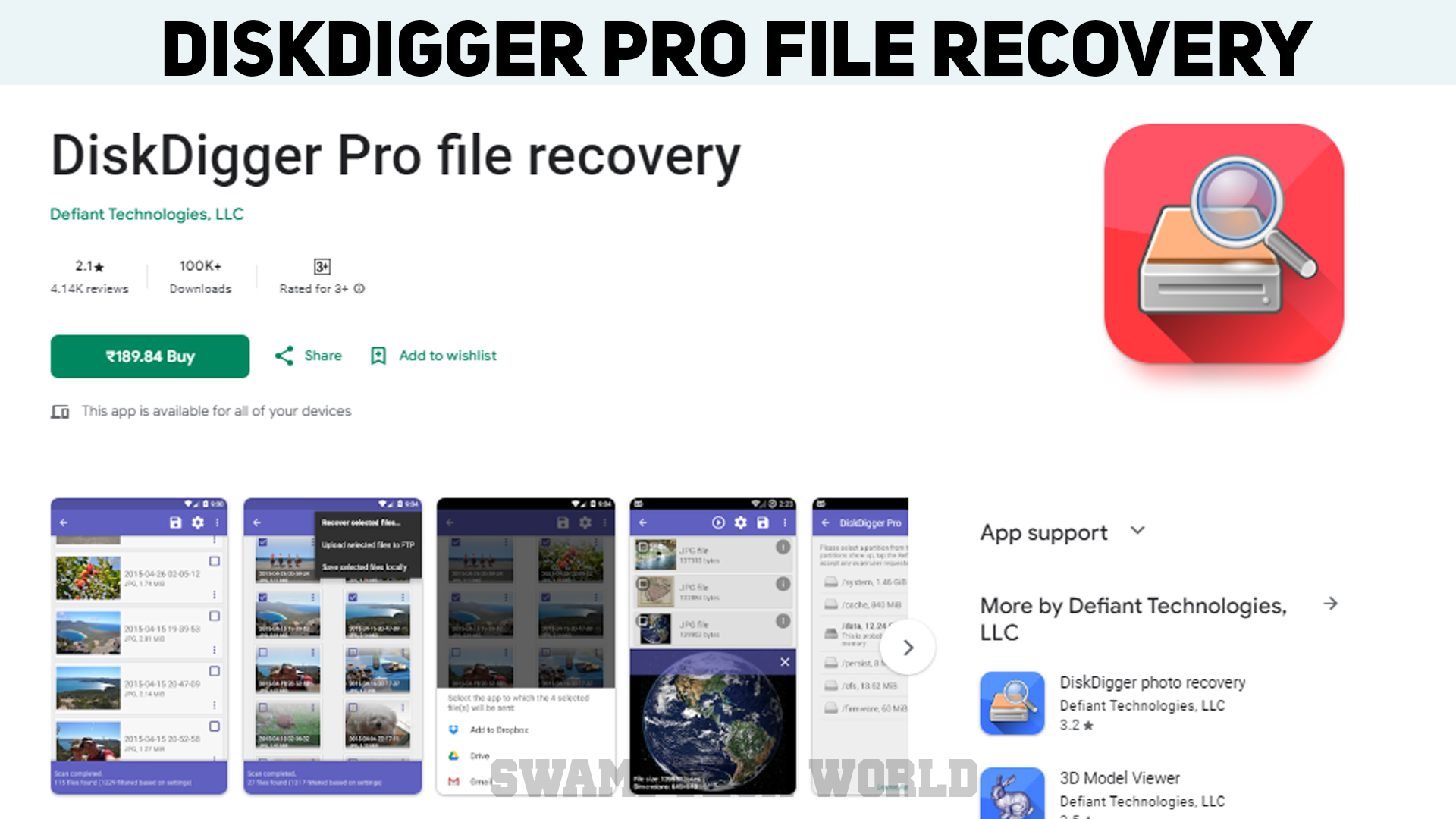 DiskDigger Pro file recovery
