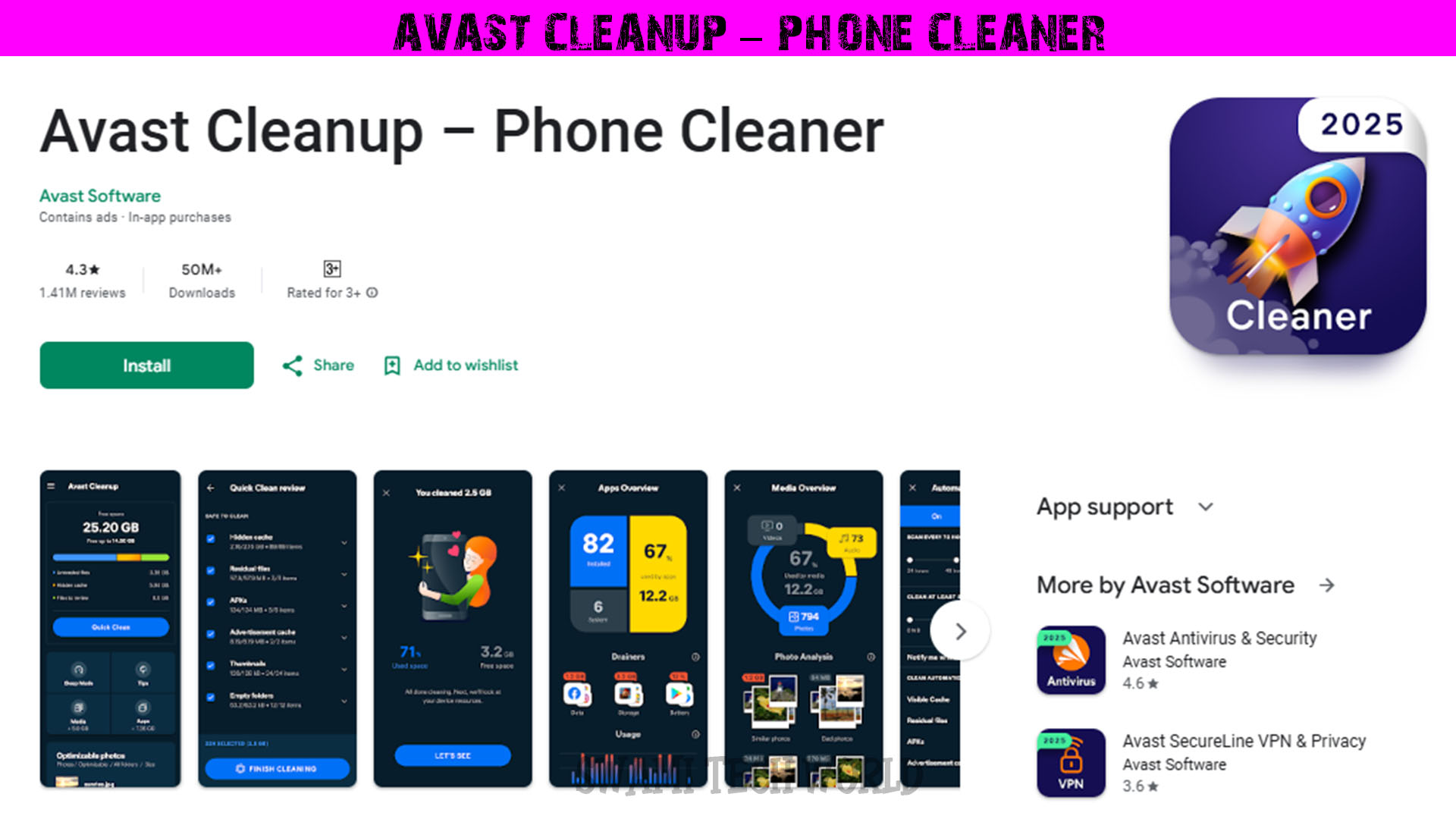 Avast Cleanup – Phone Cleaner
