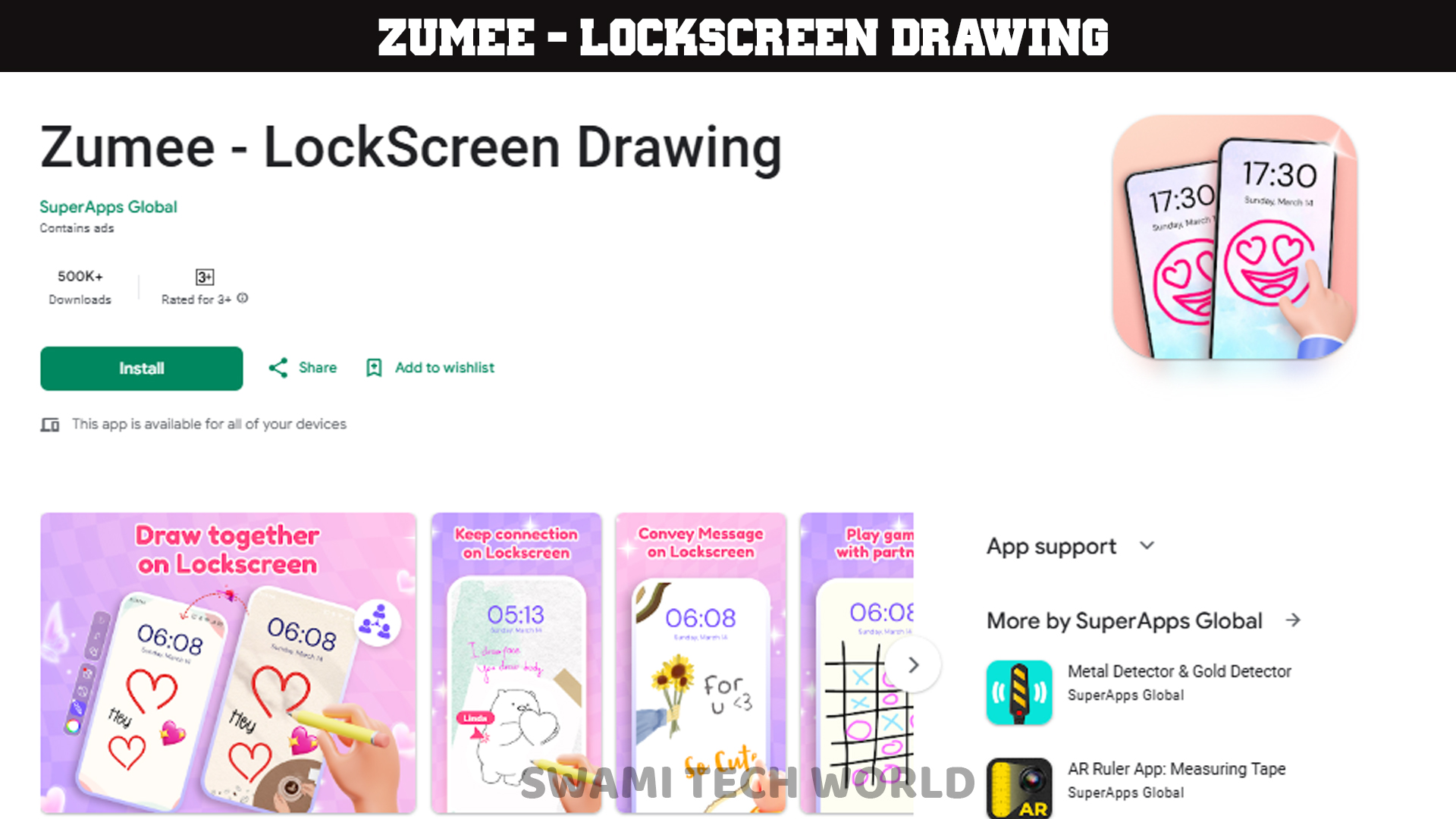 Zumee - LockScreen Drawing (SuperApps Global)