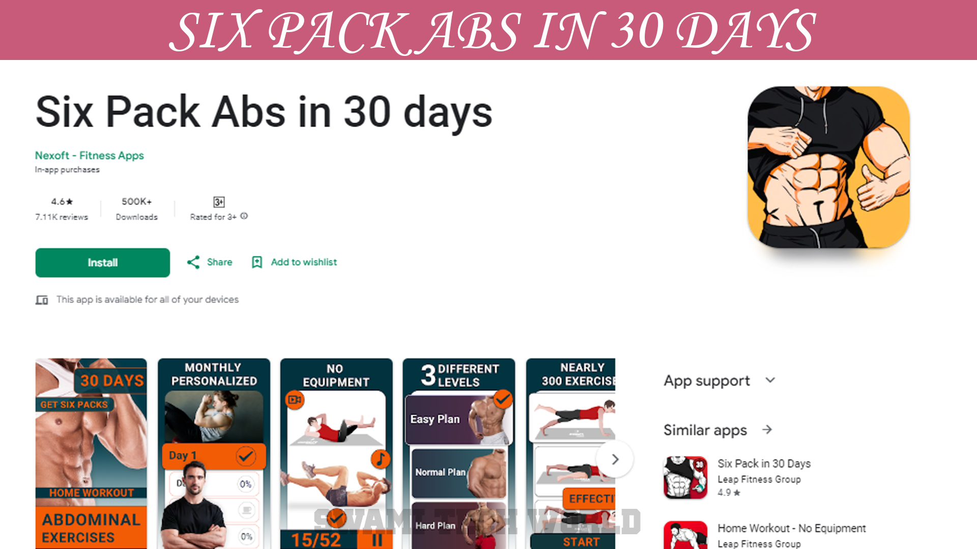 Six Pack Abs in 30 days