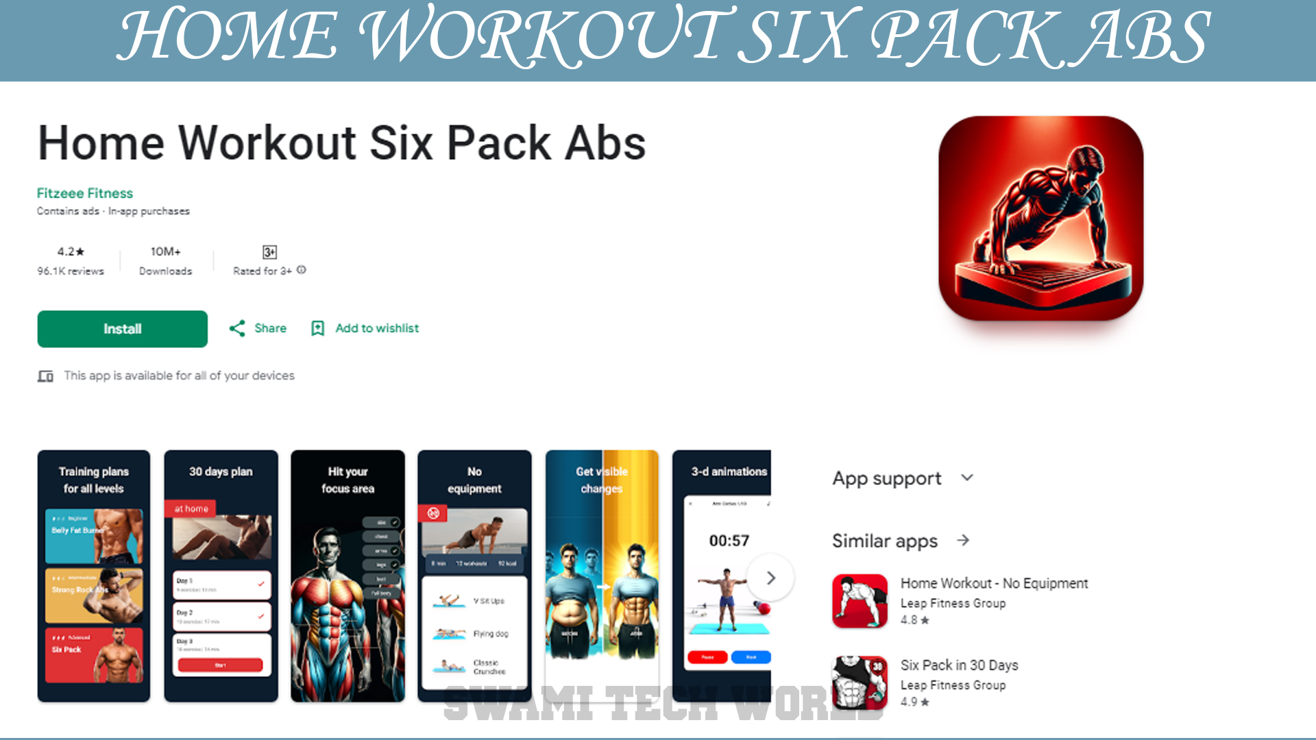 Home Workout Six Pack Abs