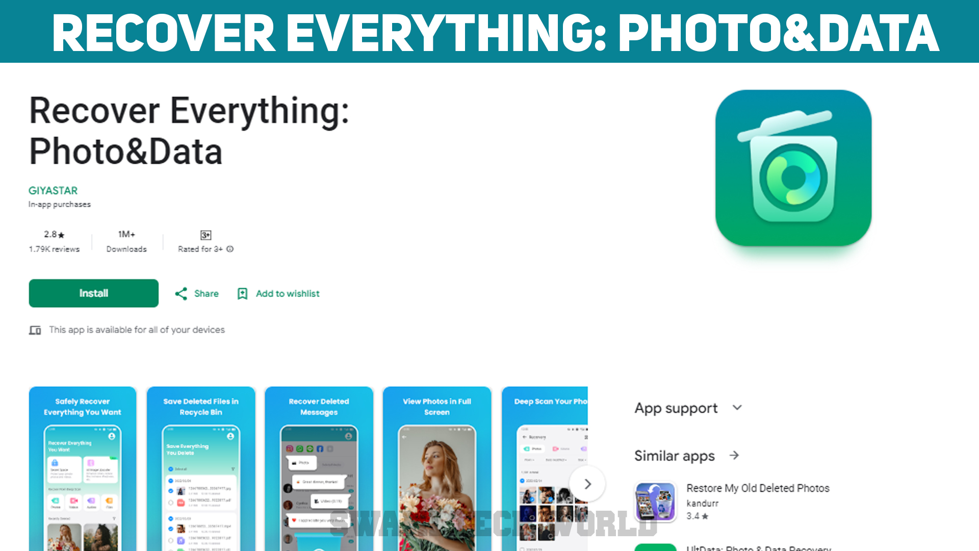 Recover Everything: Photo&Data