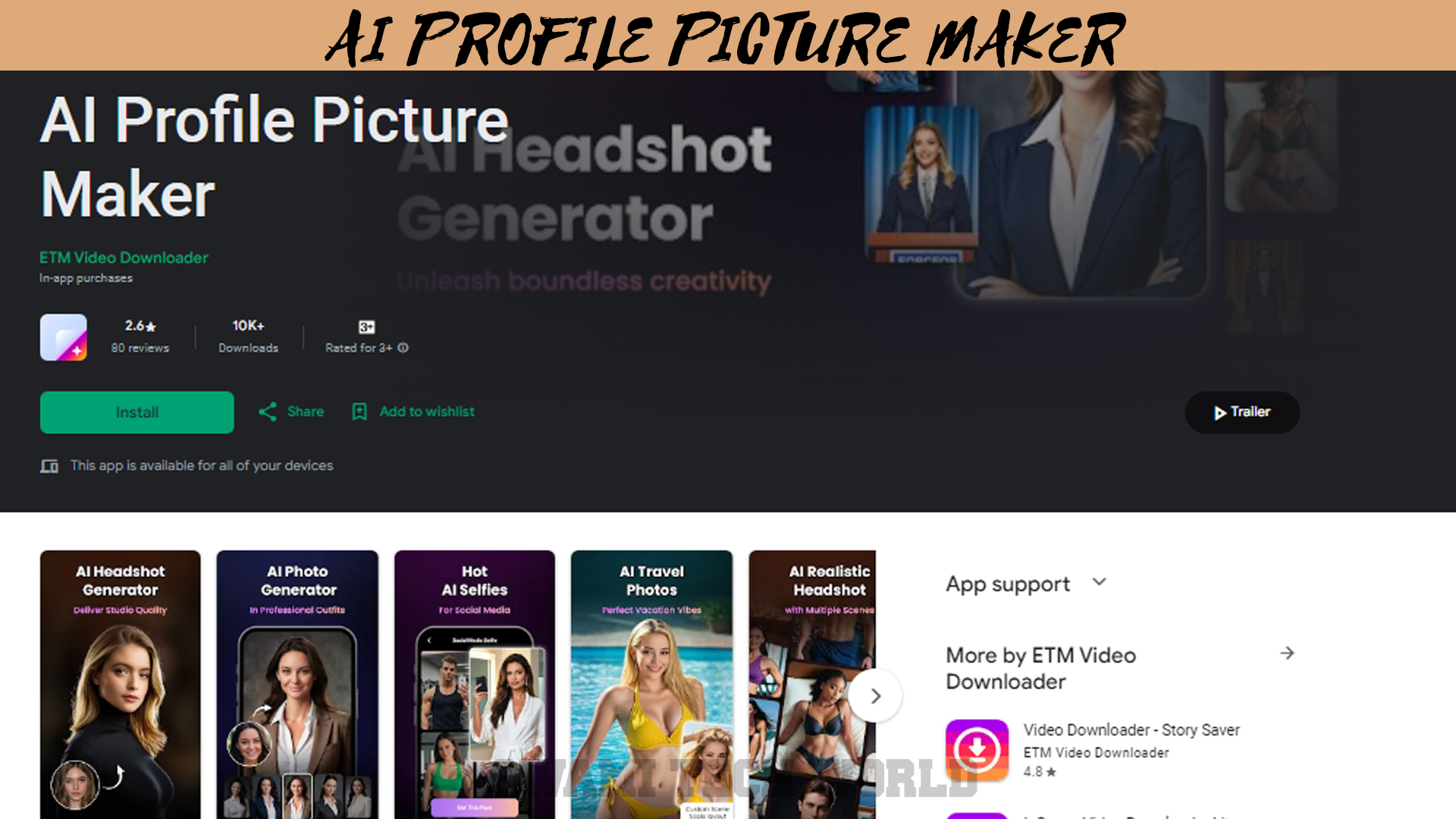 AI Profile Picture Maker