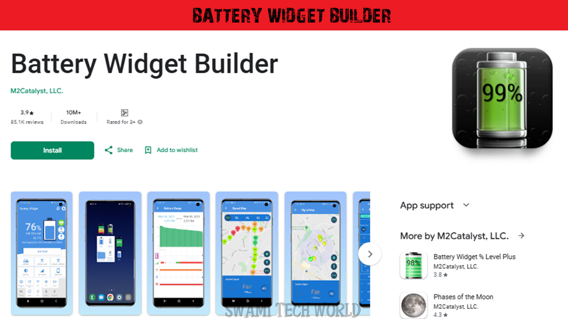 Battery Widget Builder